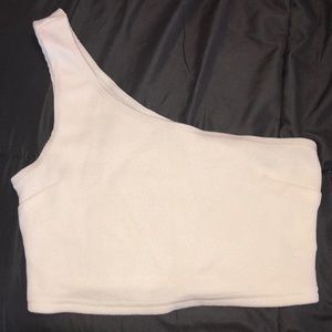 Shein one shoulder crop top